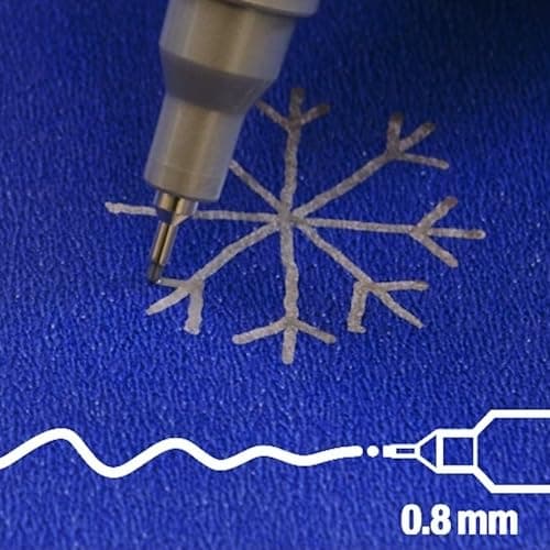 Detalle 2 de edding 780 marcador metálico 5 unidades, punta 0,8 mm ✏