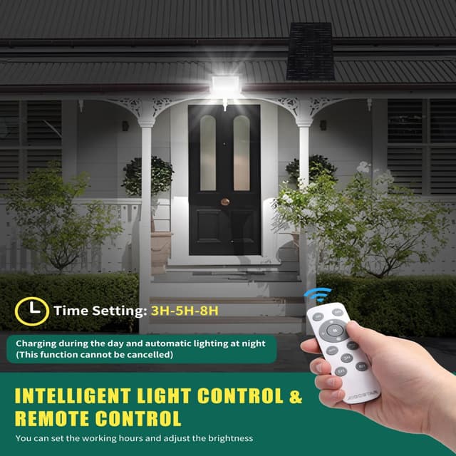 Thumbnail 4 de Aigostar Foco Solar Exterior con Mando 🌞 15000mAh, 6500K