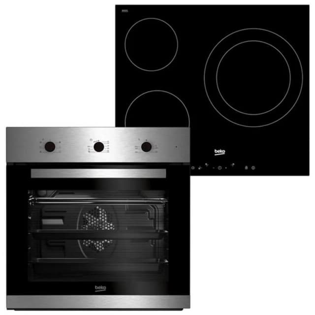 Imagen de Beko BBSE12120XD horno 72 L + placa vitrocerámica negra en OfertitasTOP