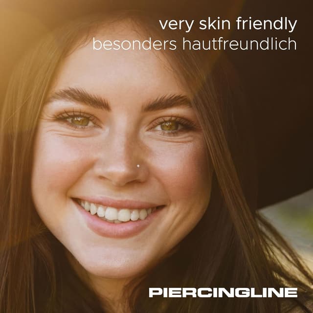 Thumbnail 2 de PIERCINGLINE spirale nasale 14/18k con cristallo