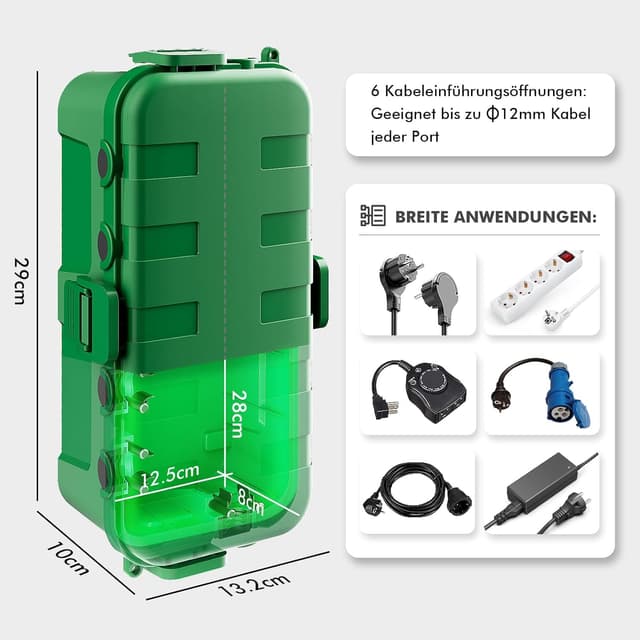 Thumbnail 1 de RESTMO Medium Kabelbox IP54 Außen 29 cm