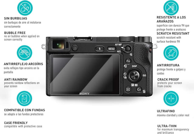 Thumbnail 4 de smartect Cristal templado para Sony Alpha 6300