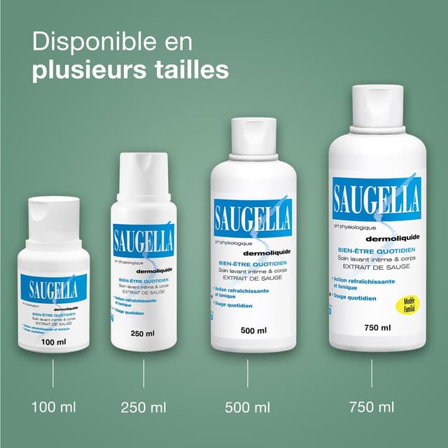 Thumbnail 5 de Saugella Dermoliquide 750 ml gel lavant intime