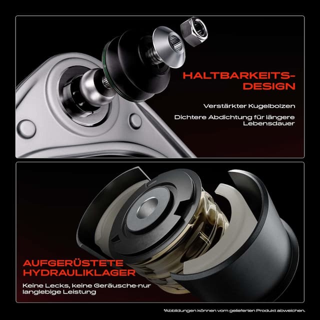 Detalle 1 de Frankberg 9x Querlenker-Koppelstange-/Spurstangen-Set für Vorderachse (kompatibel mit 7er E38, ab 1994–2001) – bis 31121142087