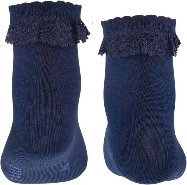 Detalle 2 de FALKE Unisex Kids Romantic Lace Socks (Cotton-rich, Breathable, Frilly Ruffle Cuffs) 1 Pair
