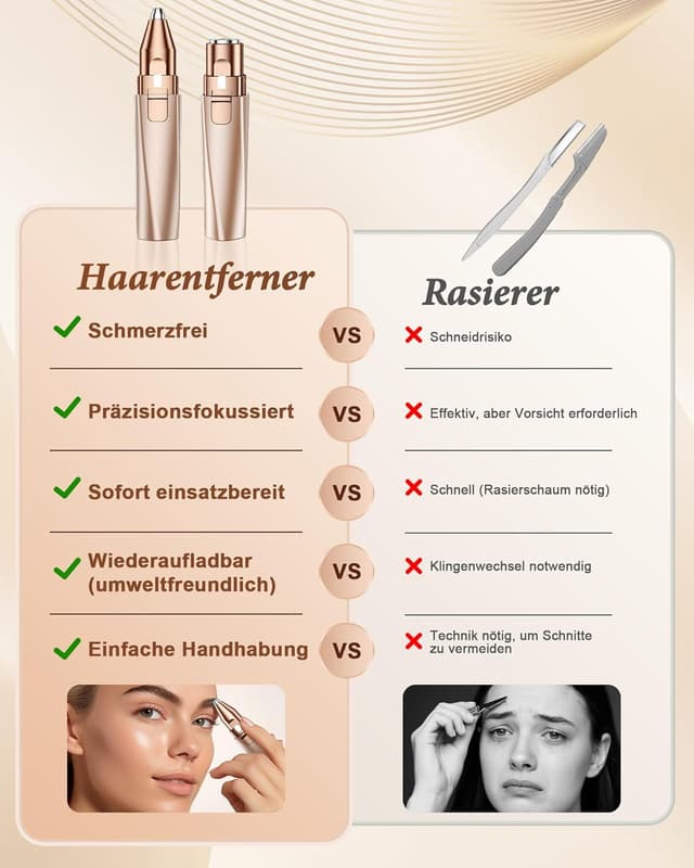 Thumbnail 2 de Augenbrauen Trimme Damen 2in1 Rasierer