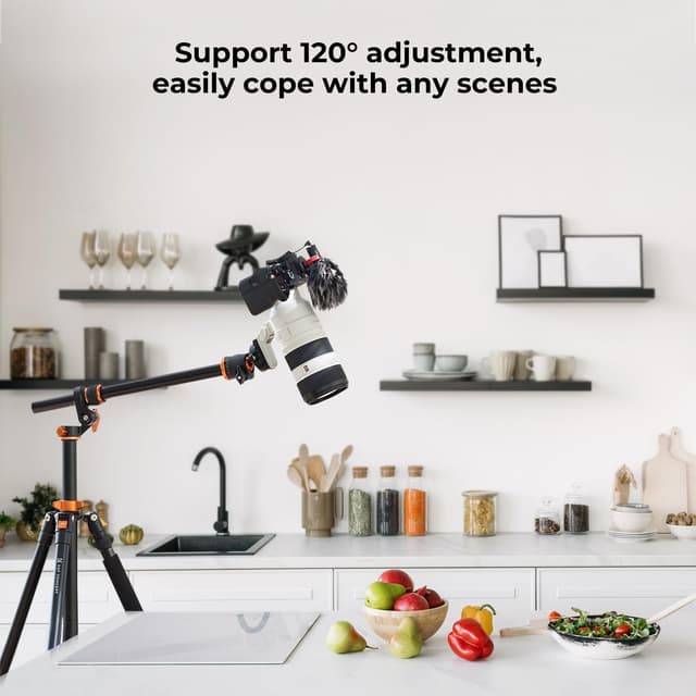 Detalle 2 de K&F CONCEPT T254A7 Stativ 230 cm đ