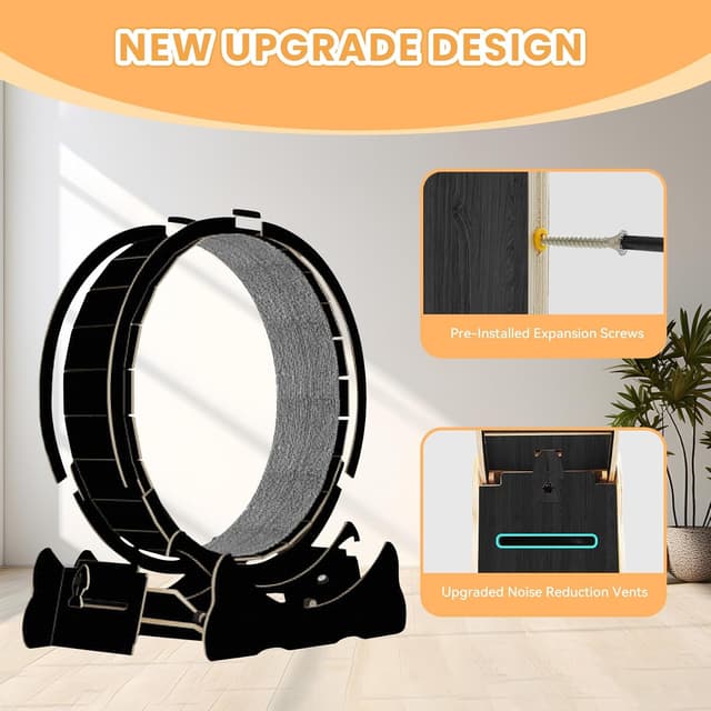 Detalle de homegroove Cat Exercise Wheel 43 Inch