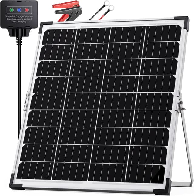 Detalle de Callsun 30W 12V Solar Battery Charger & Maintainer (IP68) with SmartTrack Controller