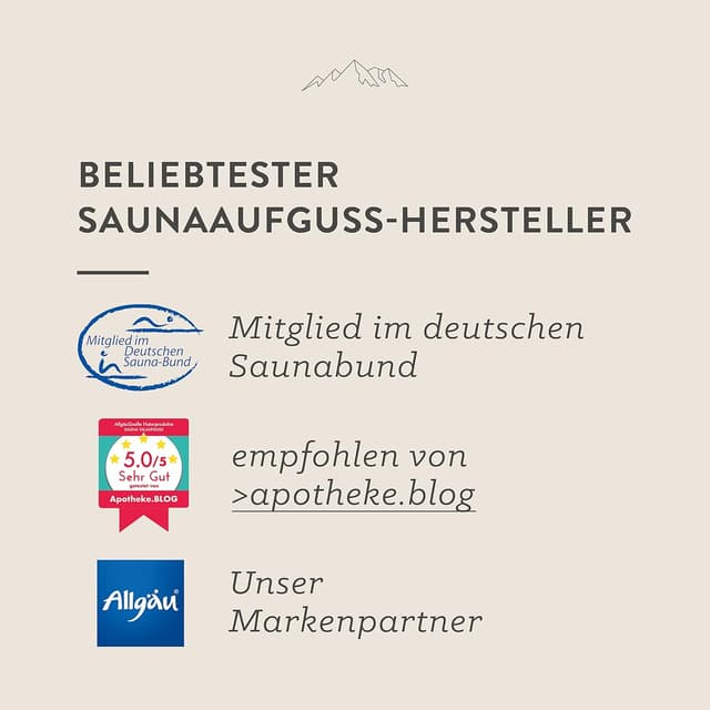 Detalle de AllgäuQuelle® Saunaaufguss mit 100% Bio-Ölen „Erfrischung“ Lemongrass Orange Bergamotte, 100 ml