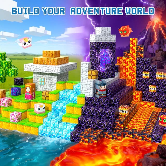 Detalle 2 de COOLJOYA Costruzioni magnetiche 150 pezzi 🧩