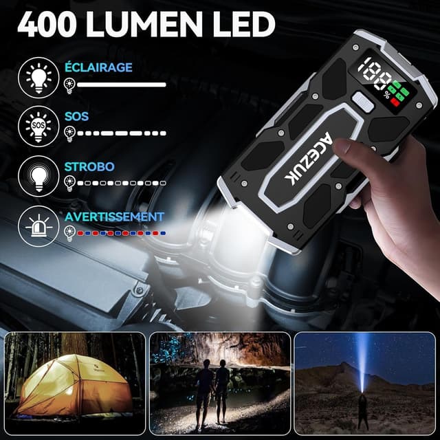 Thumbnail 4 de ACEZUK M02 12V Démarreur 7000A