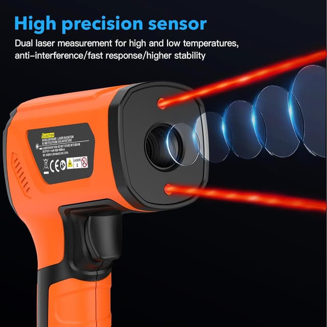 Thumbnail 5 de MESTEK Infrared Thermometer with Probe