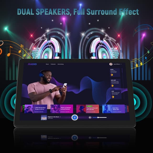 Thumbnail 6 de Android Tablet 10-Inch, 30GB RAM 128GB