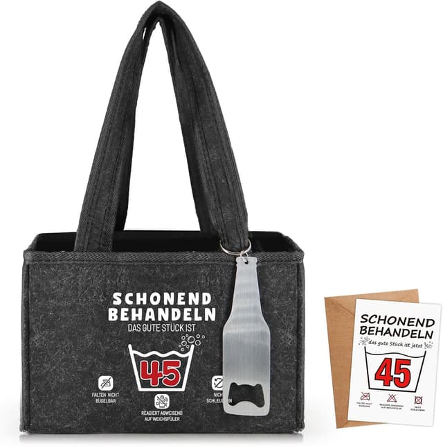 Detalle de WenmthG Bierträger 6 Flaschen - Lustige Geburtstagsgeschenke