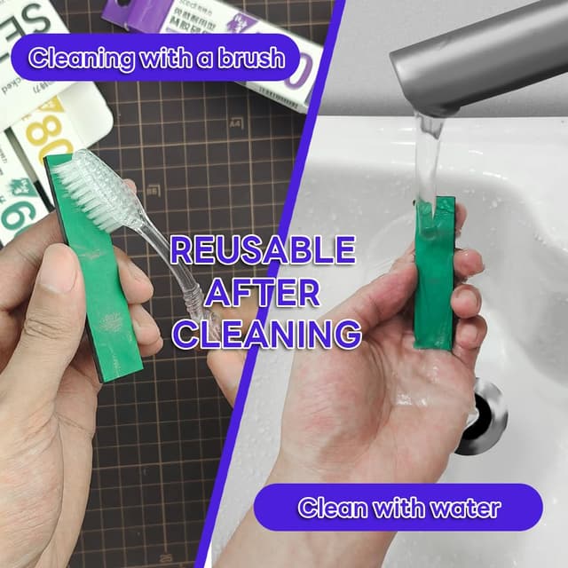 Detalle 2 de Hobby Model Tools carta vetrata adesiva riutilizzabile per levigatura bagnato/secco 600/800/1000