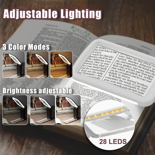 Detalle 2 de Coteck 15X Magnifying Glass with Light