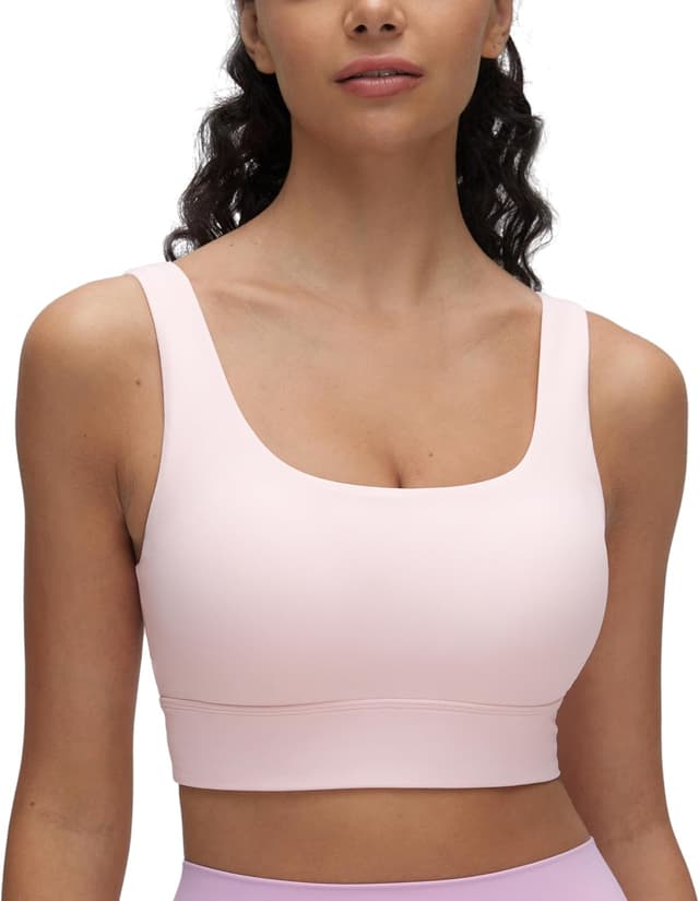 Detalle de CRZ YOGA Women’s ButterLuxe U-Back Padded Low Impact Sports Bra (ButterLuxe collection)