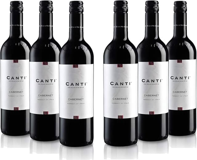 Imagen de Canti Cabernet Vino Tinto Seco Italiano 6x750 ml 🍷 en OfertitasTOP