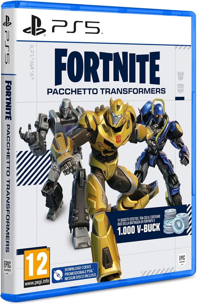 Detalle de Fortnite Transformers Pack (codice download) - PS5