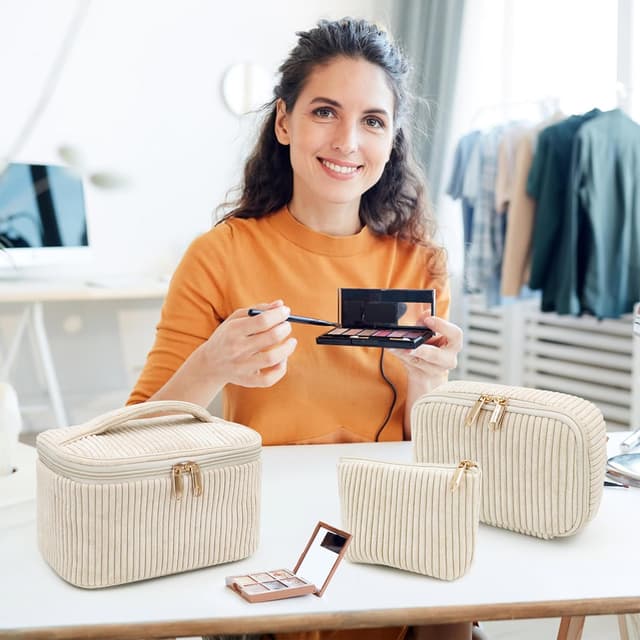 Thumbnail 4 de 3er Set Kosmetiktasche Kulturtasche 26 x 16 x 14 cm