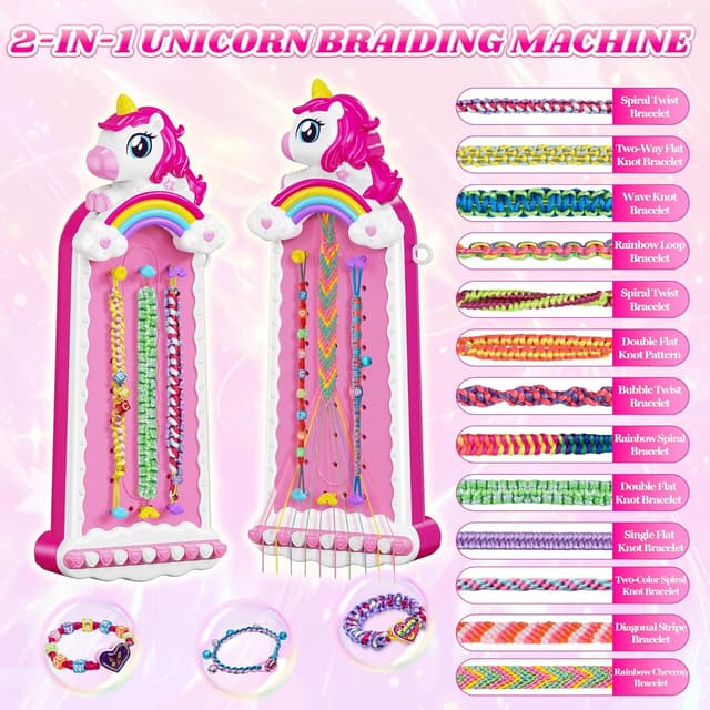 Detalle 2 de Unicorn 182-Piece Friendship Bracelet Kit