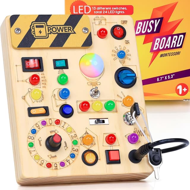 Imagen de RichBoy Montessori Busy Board 37-in-1 en OfertitasTOP