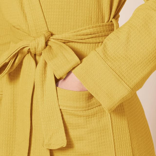 Detalle 2 de Amazon Essentials Lightweight Cotton Waffle Robe