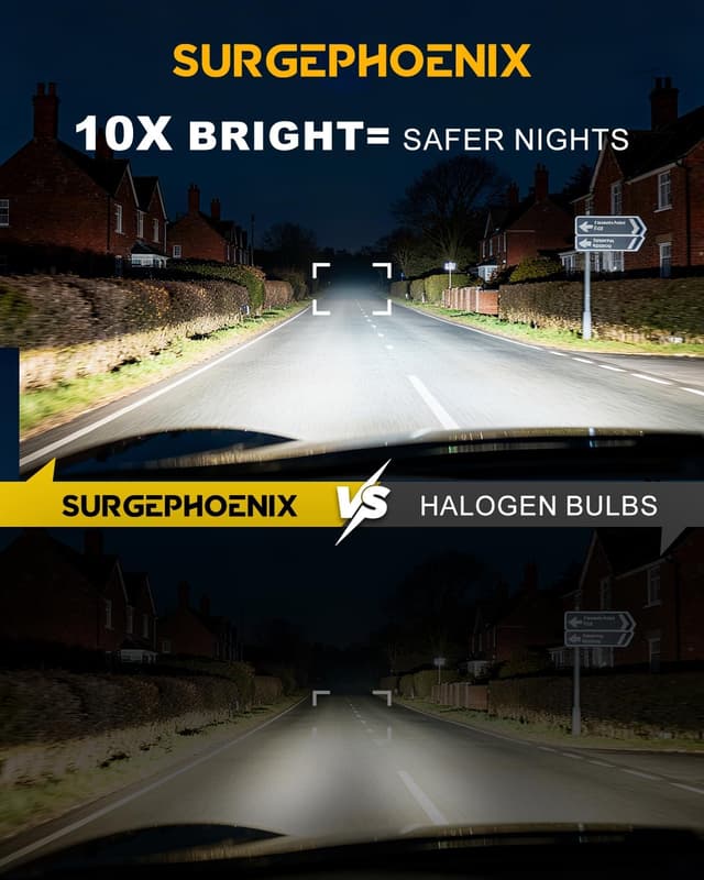 Detalle 2 de Surgephoenix H11 Fog Bulbs 120,000LM combo