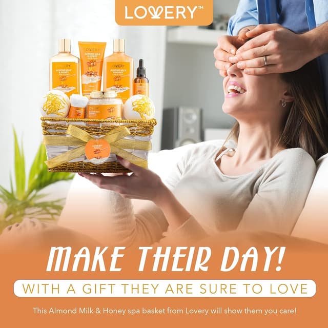 Thumbnail 5 de 10-Pc Almond Milk & Honey Gift Basket