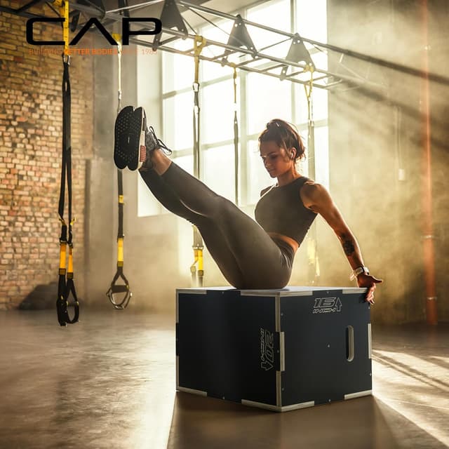 Thumbnail 5 de CAP Barbell 3-in-1 Plyometric Box 3‑height Plyo Box 🏋