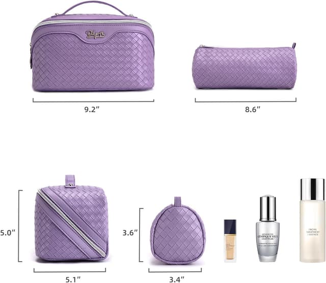 Thumbnail 5 de BOYATU L01 Purple travel makeup bag 3-piece set