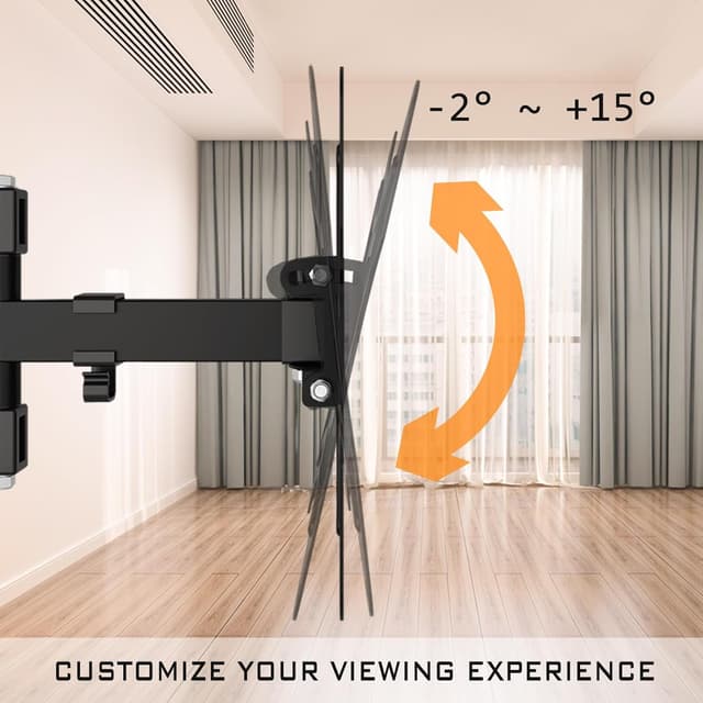 Detalle 2 de Muchen support mural TV pivotant 90°