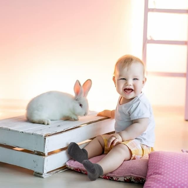 Detalle de GENTABY Kinder Söckchen unisex (Low Cut) – 25 Paar für 0–13 Jahre, Schwarz/Weiß/Grau