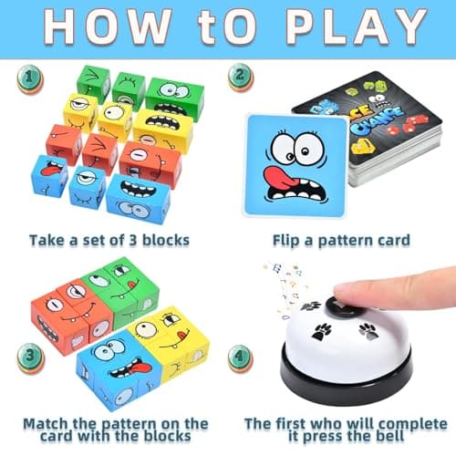 Thumbnail 4 de LADVATKIN Juego de madera interactivo con dados y timbre🧩