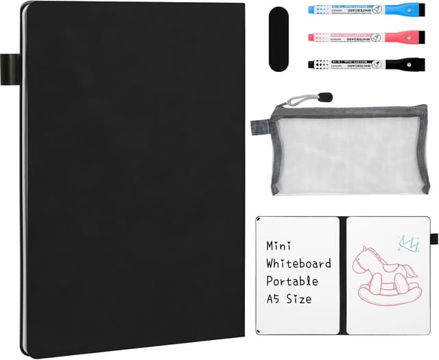 Detalle de AGM A5 mini whiteboard with markers