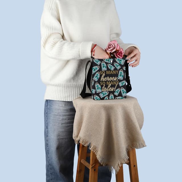 Detalle 1 de Epic the Musical Inspired Odysseus Greek Mythology Crossbody Bag – Adjustable Strap Gift for Epic Fans