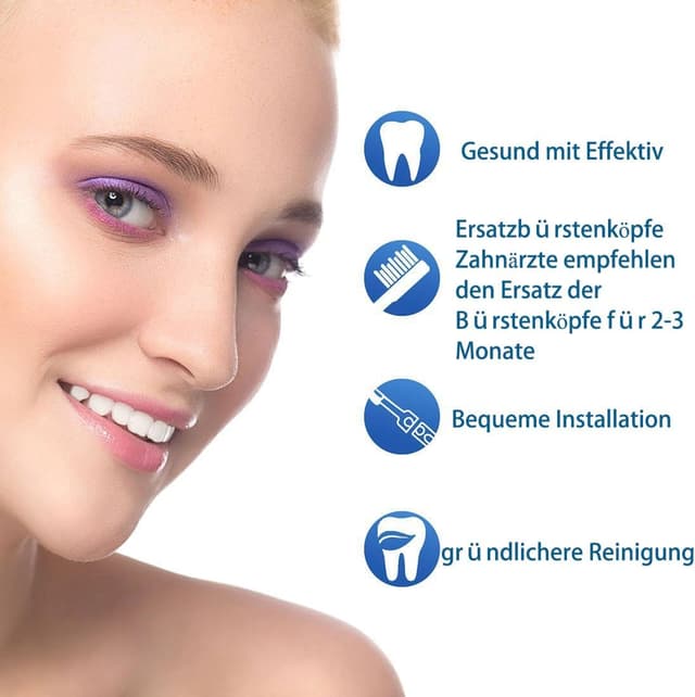 Thumbnail 6 de 12 Ersatzbürstenköpfe für Philips Sonicare – kompatibel mit Sonicare Handgriffen (weiß)