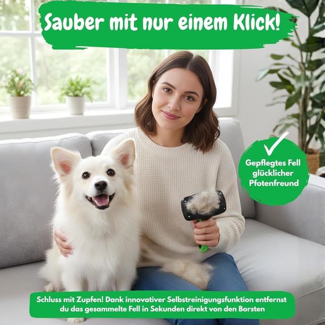 Detalle 2 de Golden Pets Selbstreinigende Bürste 1-Sekunden Reinigung