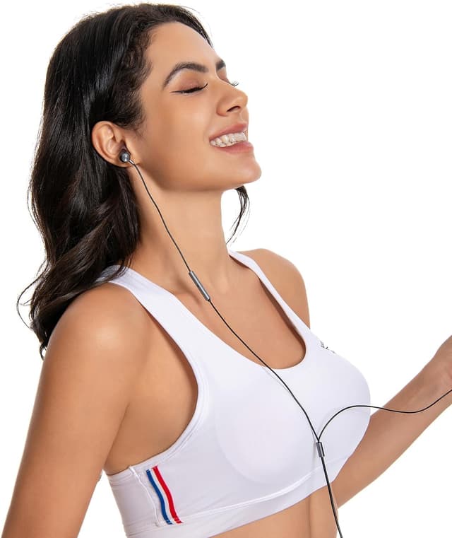 Detalle de USB-C Wired In-Ear Headphones with Microphone, Volume Control, and Bass Stereo for Samsung, iPhone, Pixel, and More