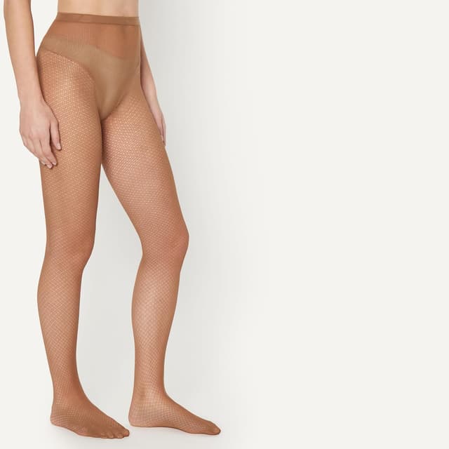 Detalle de Amazon Essentials Damen Netzstrümpfe (2 Paar) mit Fischnetzoptik