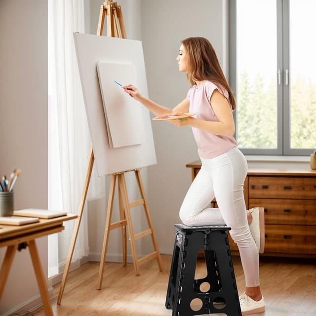 Thumbnail 6 de ACKO Folding Step Stool 16 Inch 400 lbs