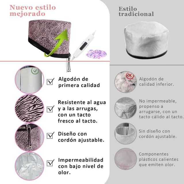 Thumbnail 1 de Biutee Gorro Térmico para Cabello 2 niveles