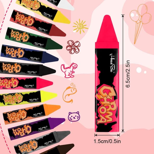 Thumbnail 1 de AOOWU Face Body Paint 12 colori