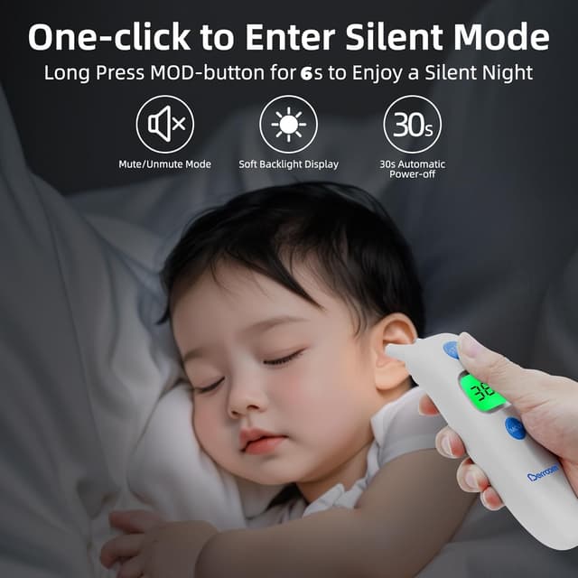 Thumbnail 5 de Berrcom 2-in-1 Forehead Ear Thermometer