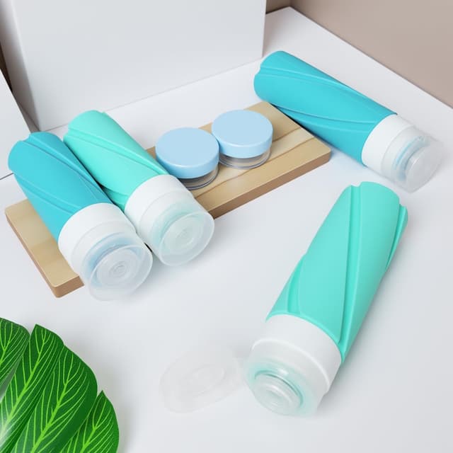 Thumbnail 1 de 14 Pack 100ml Silicone Travel Bottles Set