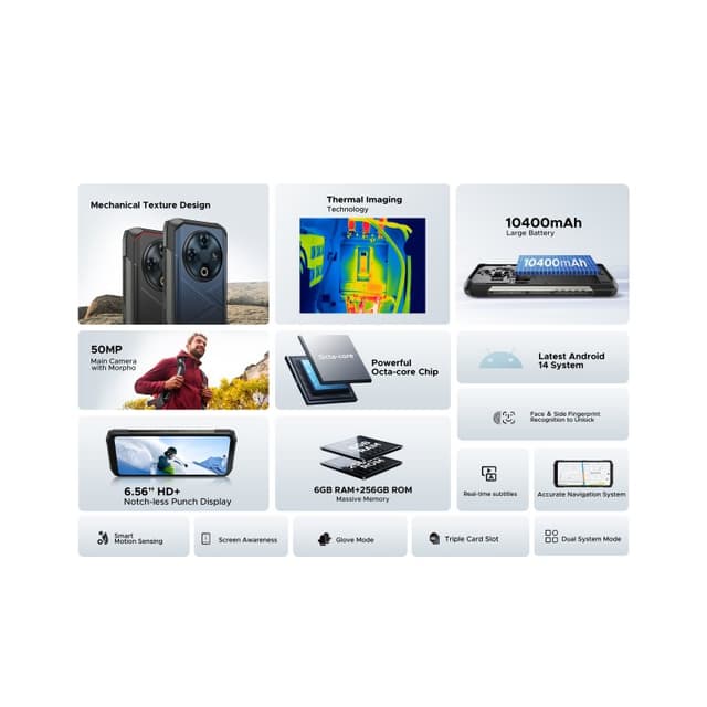 Thumbnail 3 de DOOGEE Fire 6 6GB/256GB, batería 10.400 mAh