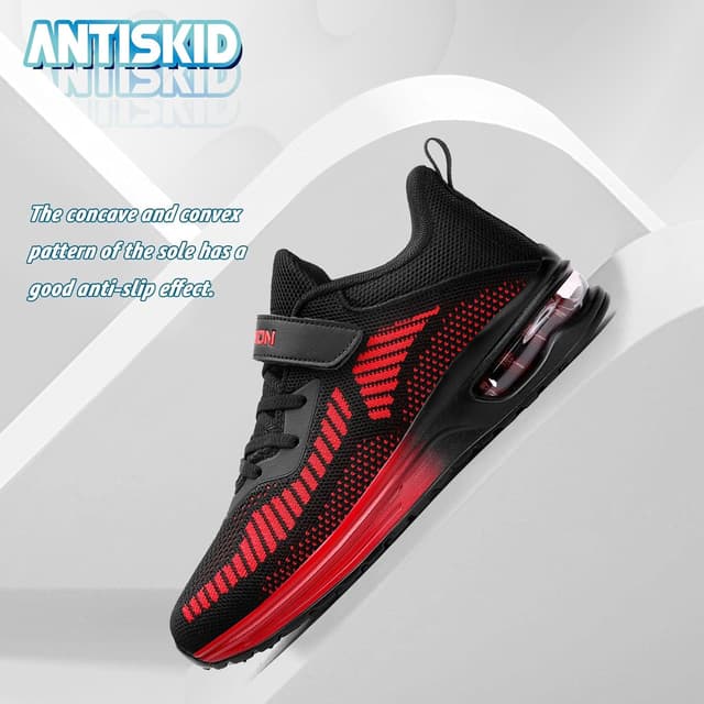 Thumbnail 6 de Baskets enfant low top respirantes pour salle et activités Garçon/Fille