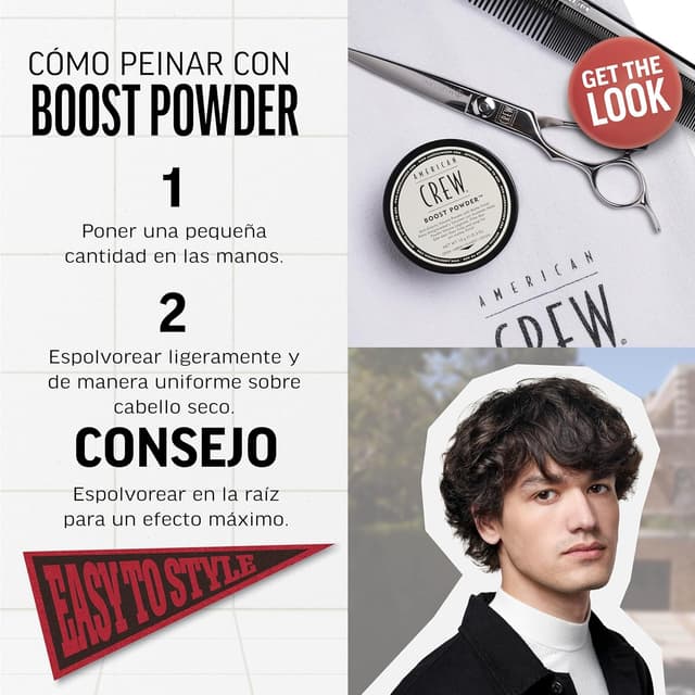 Detalle 2 de American Crew Boost Powder polvo voluminizador para cabello