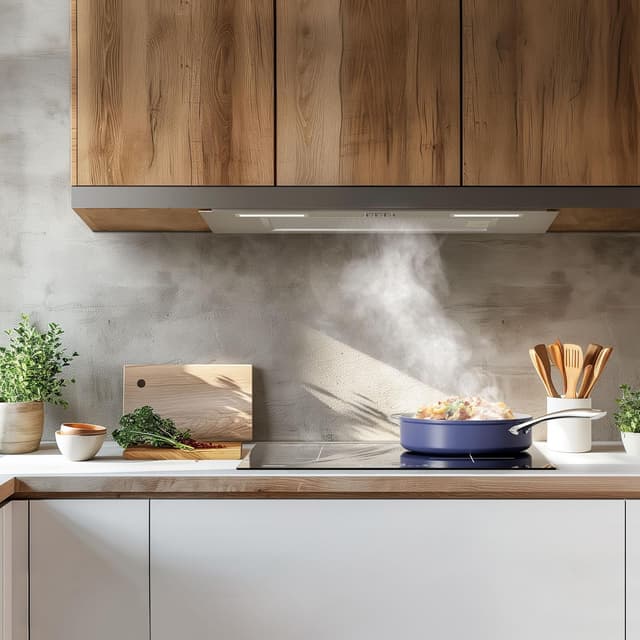 Detalle de CIARRA CBCS6926A A+++ Einbau-Dunstabzugshaube (60 cm) mit Abluft bis 650 m³/h und LED-Beleuchtung